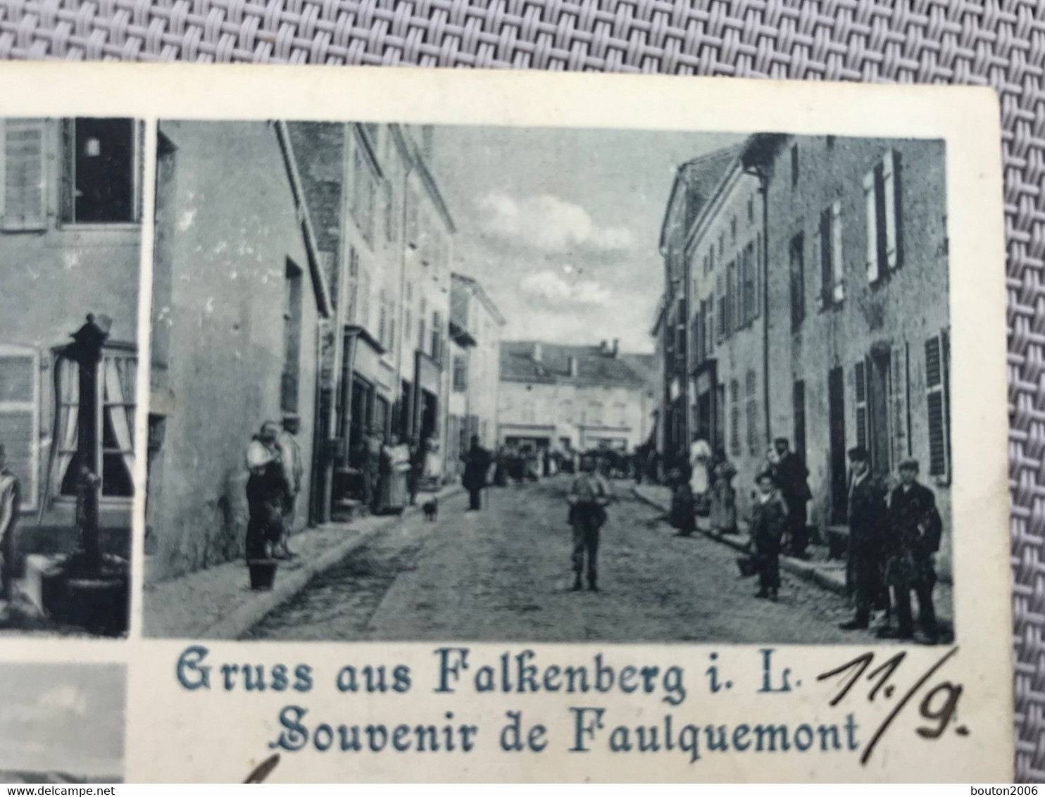 Faulquemont Falkenberg La Gare Vue De Rue Très Animée - Faulquemont