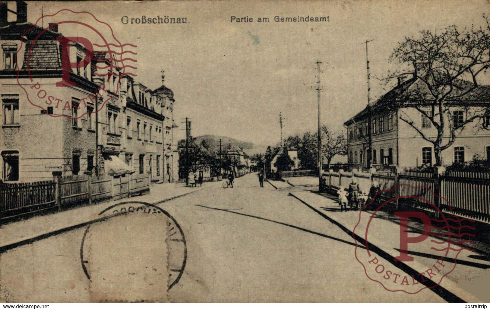 GROSSSCHONAU PARTIE AM GEMEINDEAMT - Grossschoenau (Sachsen)
