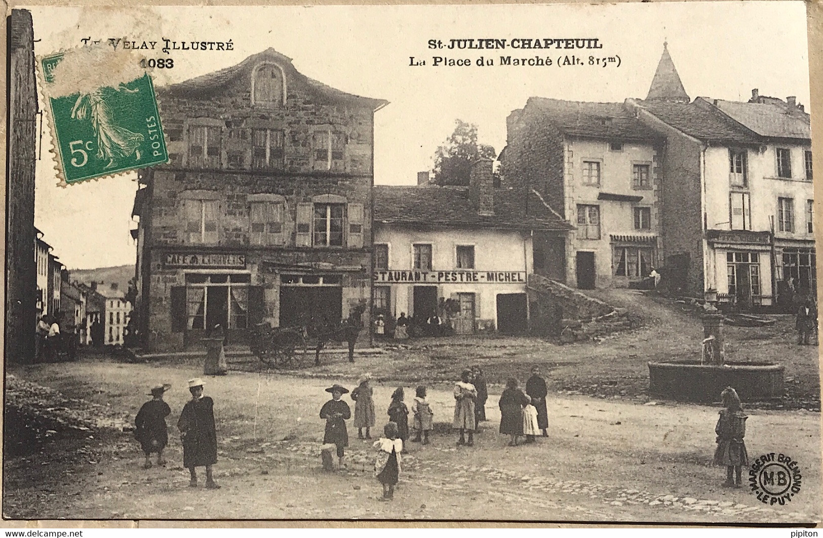 St Julien Chapteuil La Place Du Marché - Sonstige & Ohne Zuordnung