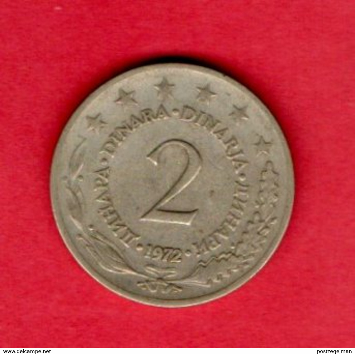 YUGOSLAVIA, 1972 , 2 Dinara,Copper Nickel Zinc, KM57, C3723 - Jugoslavia