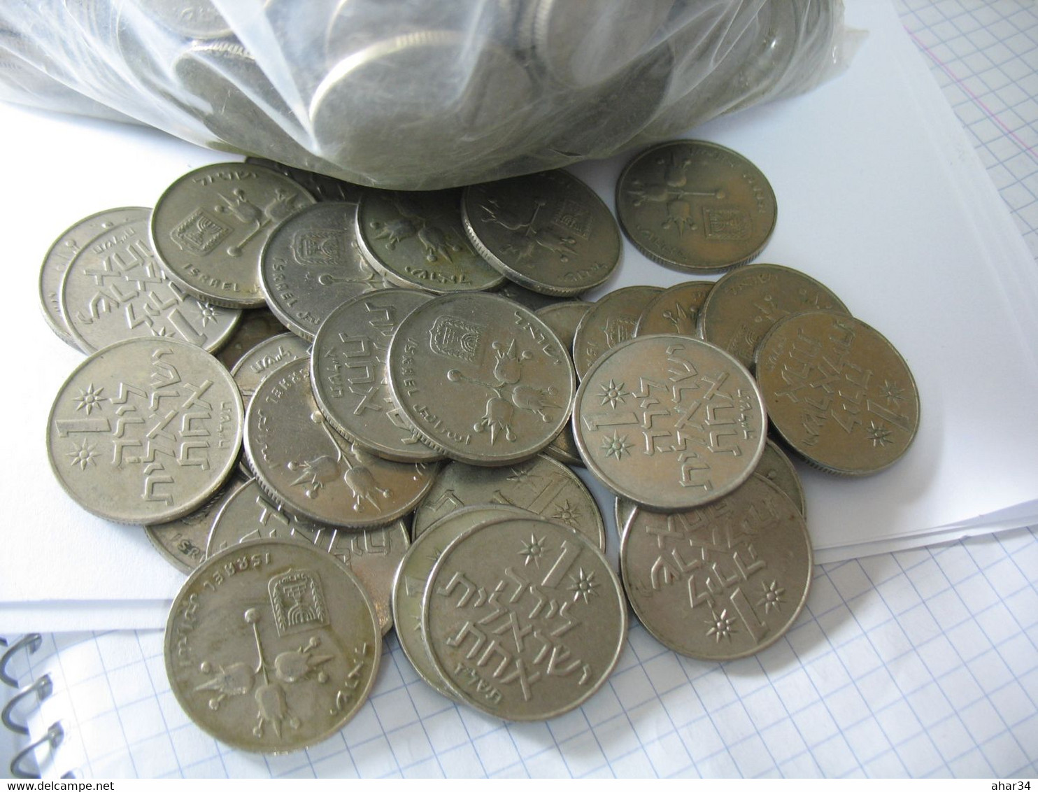 TEMPLATE LISTING ISRAEL  LOT OF  10 COINS 1  LIRA       COIN. - Sonstige – Asien