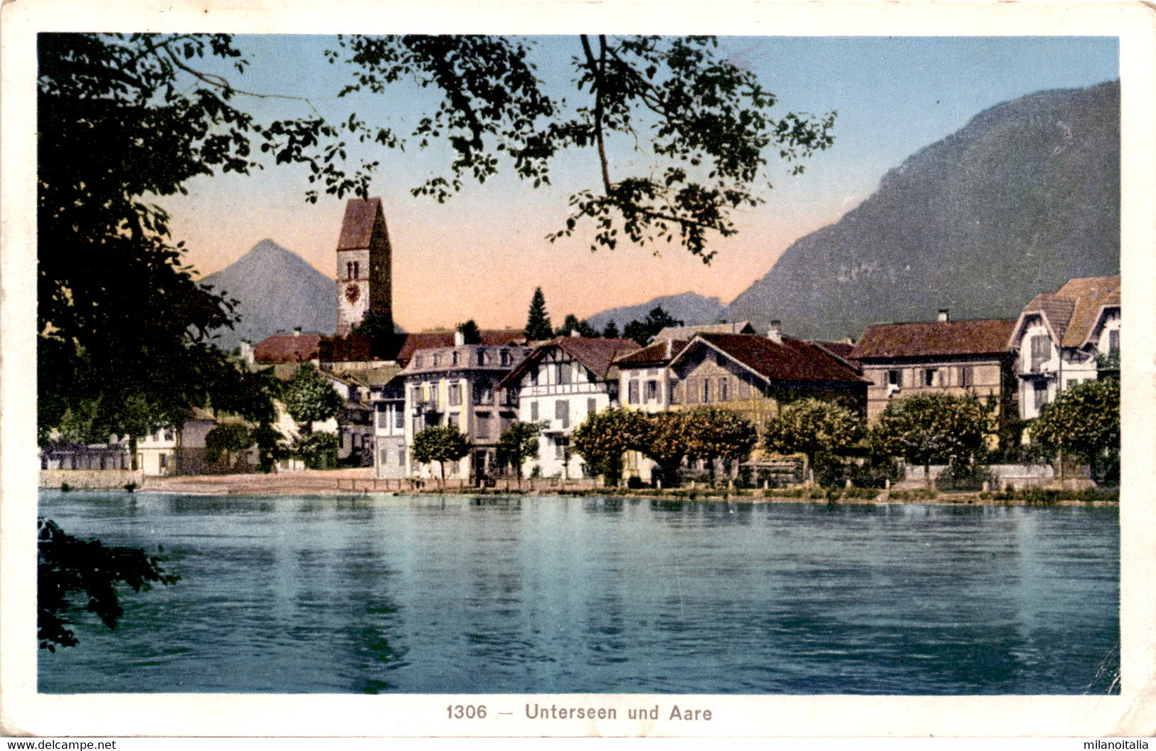 Unterseen Und Aare (1306) * 12. 8. 1948 - Unterseen