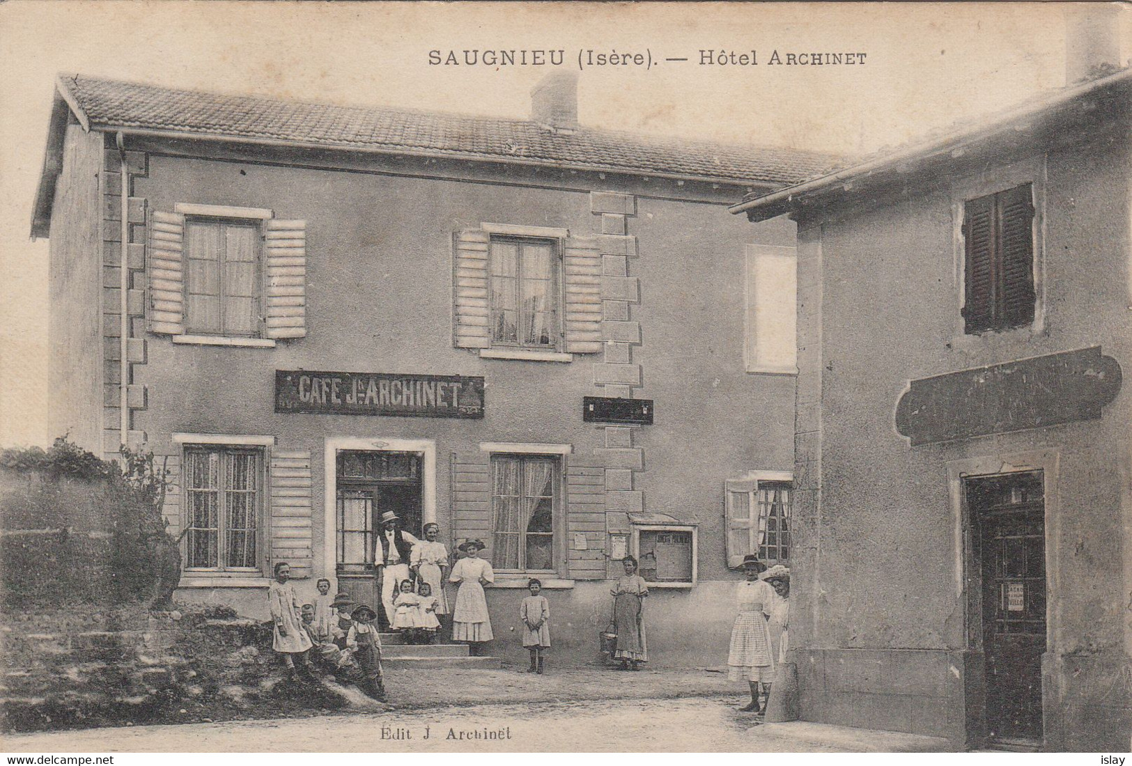 38 - SAUGNIEU - Hôtel HARCHINET - Andere & Zonder Classificatie