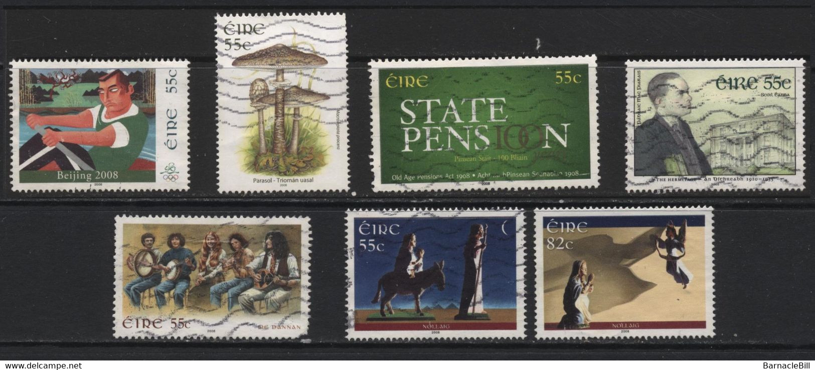 Ireland (61) 2008 Commemoratives. 19 Different Stamps. Mint & Used. Hinged. - Autres & Non Classés