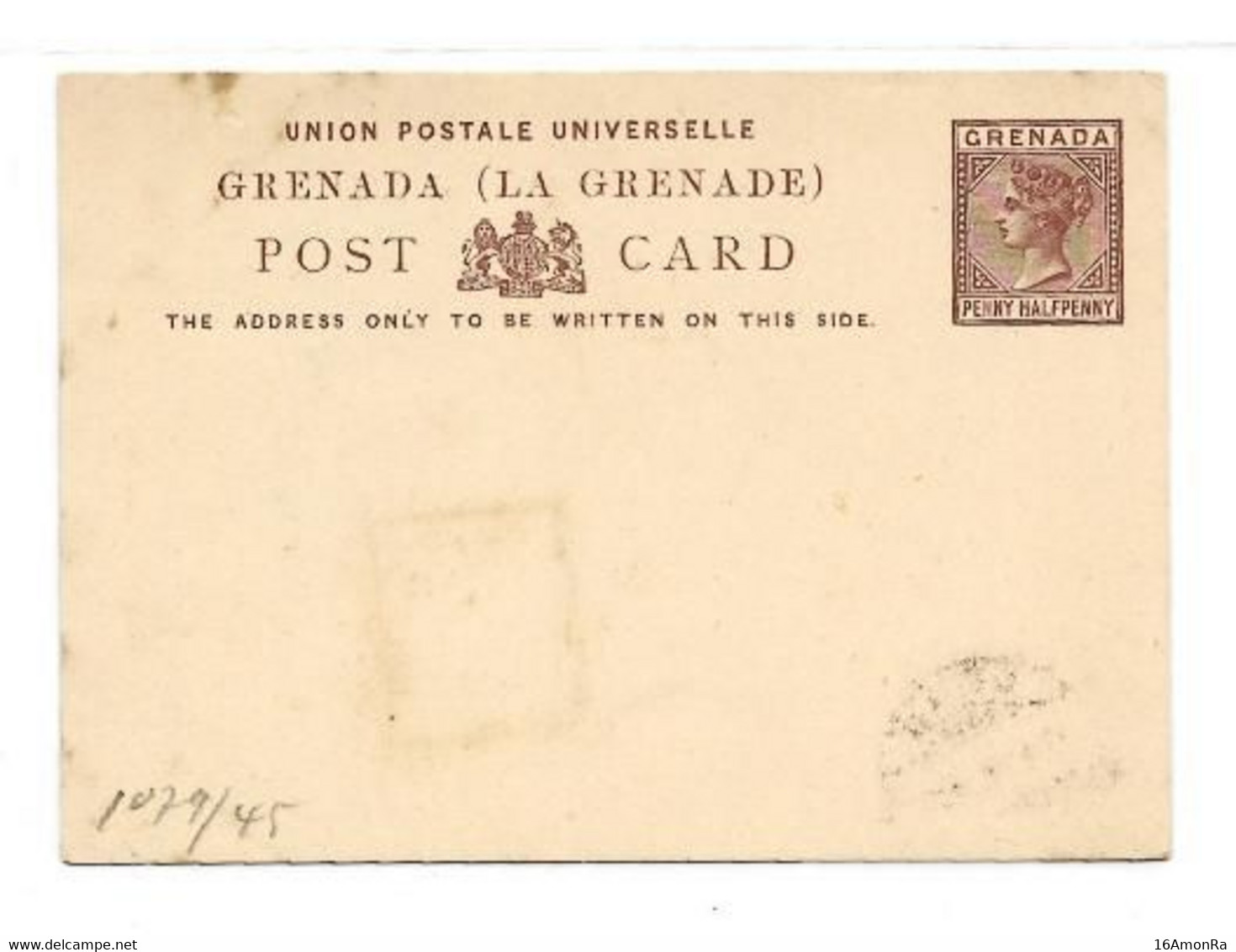 GRENADA E.P. Carte Postal Stationery Card 1½d. Brown, Mint - Very Fresh.   Belle Fraîcheur.   TB - W1084 - Grenada (...-1974)