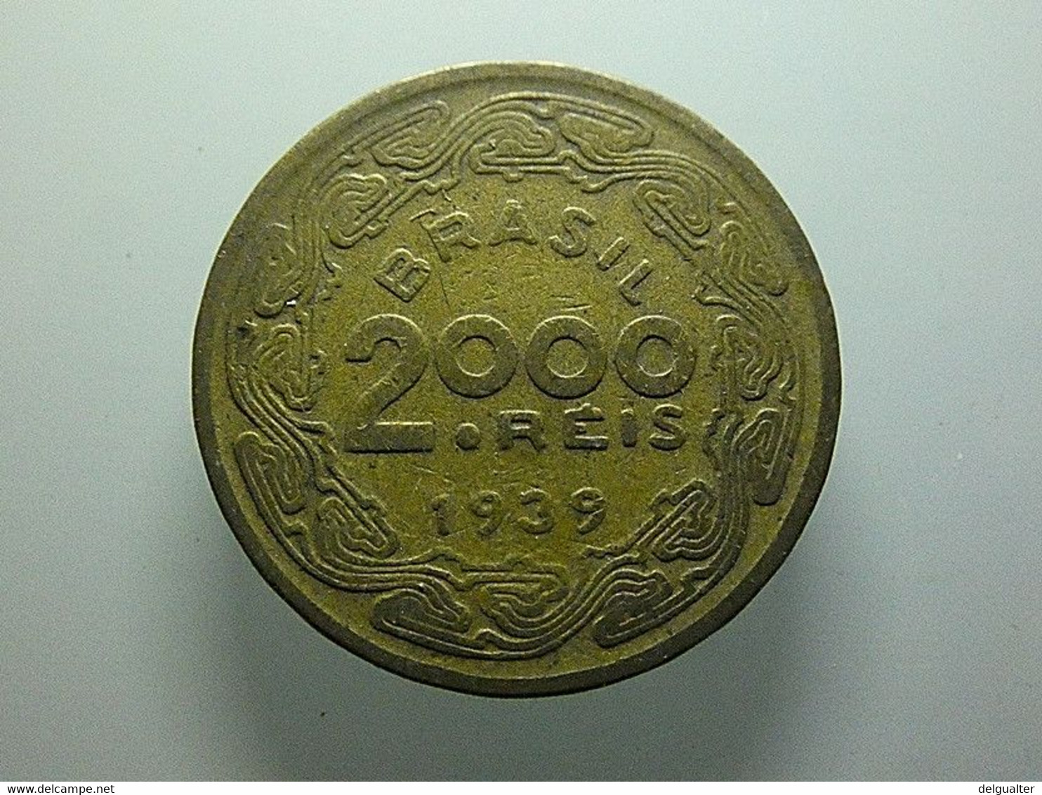 Brazil 2000 Reis 1939 - Brésil