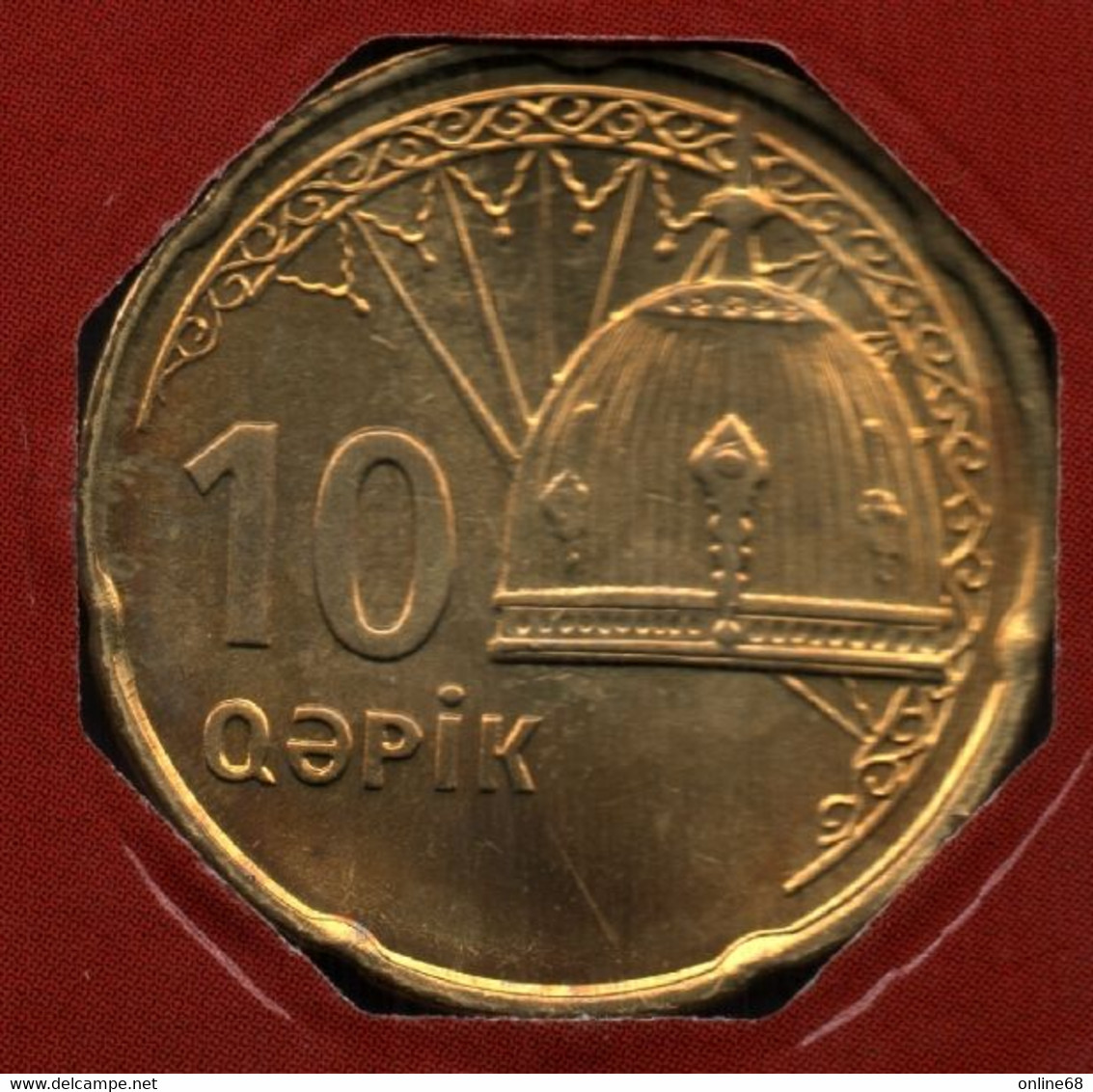 AZERBAIDJAN 10 QEPIK ND (2006)  KM# 42 - Azerbaiyán