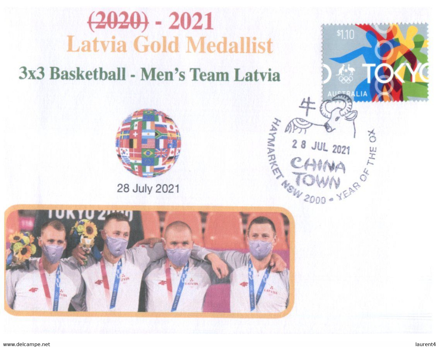 (WW 8 A) 2020 Tokyo Summer Olympic Games - Latvia Gold Medal - 28-07-2021 - 3x3 Basketball Men's - Sommer 2020: Tokio