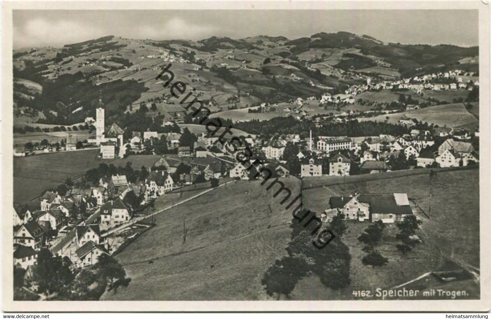 Speicher Mit Trogen - Foto-AK - Verlag Frei & Co. St. Gallen 1938 - Trogen