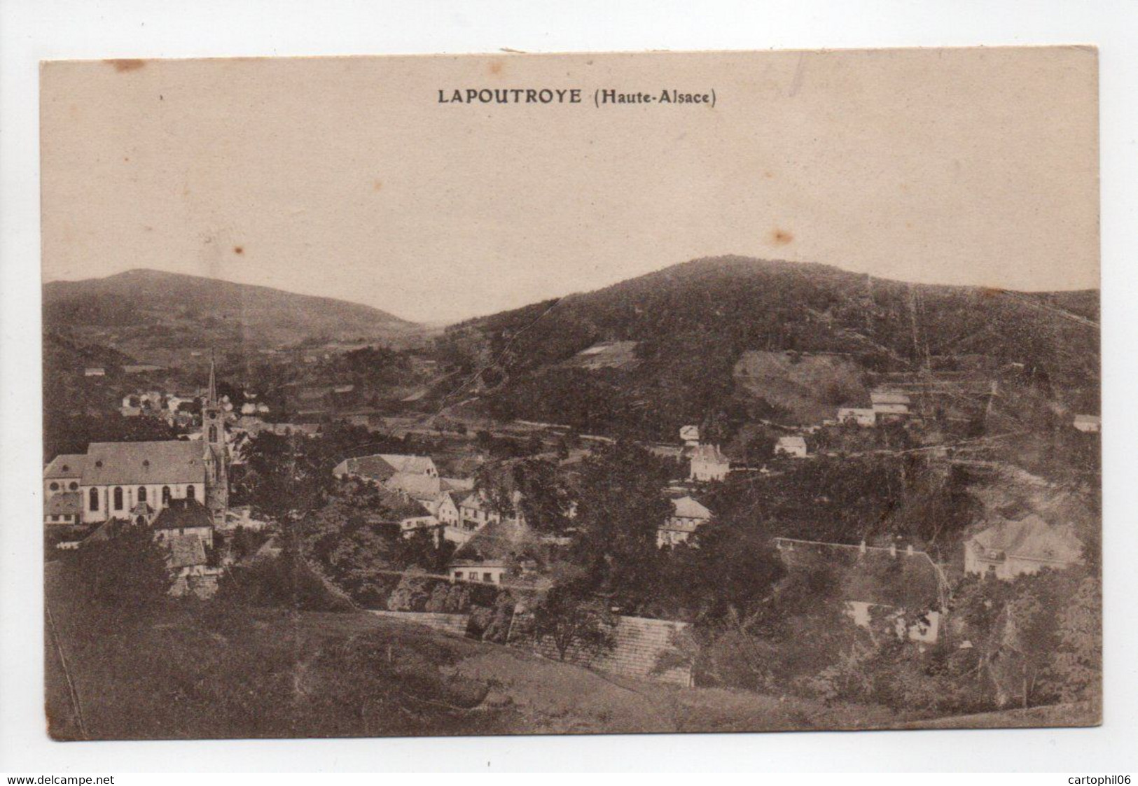 - CPA LAPOUTROYE (Lapoutroie / 68) - Vue Générale - Edition Kuntz - - Lapoutroie