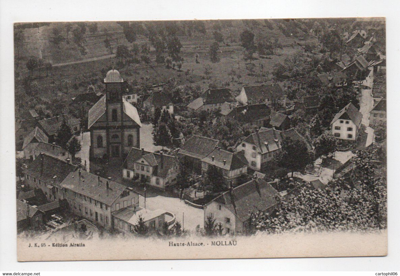 - CPA MOLLAU (68) - Vue Générale 1918 - Edition Alsatia - - Autres & Non Classés