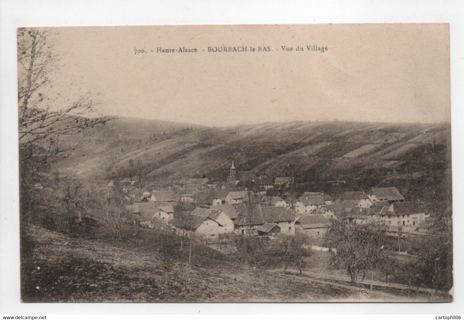 - CPA BOURBACH-LE-BAS (68) - Vue Du Village - Edition Chadourne 700 - - Autres & Non Classés