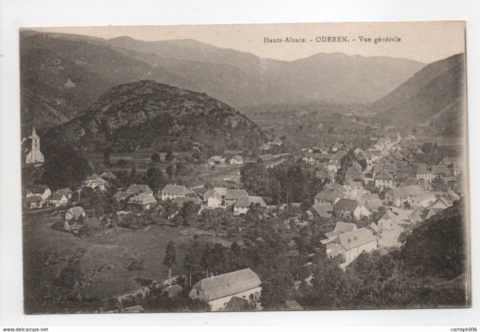 - CPA ODEREN (68) - Vue Générale 1918 - Edition Alsatia - - Autres & Non Classés