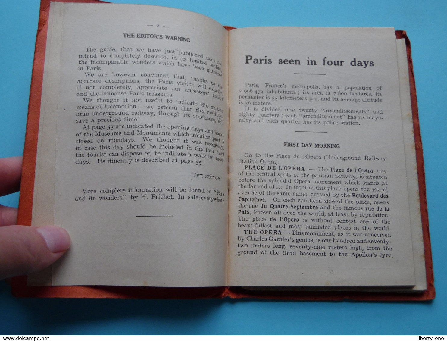 Guilmin Guide PARIS Seen In Four Days - Versailles ( Imp. Dufrénoy / Crété ) GUILMIN Publisher () Voir Photos ! - Europe