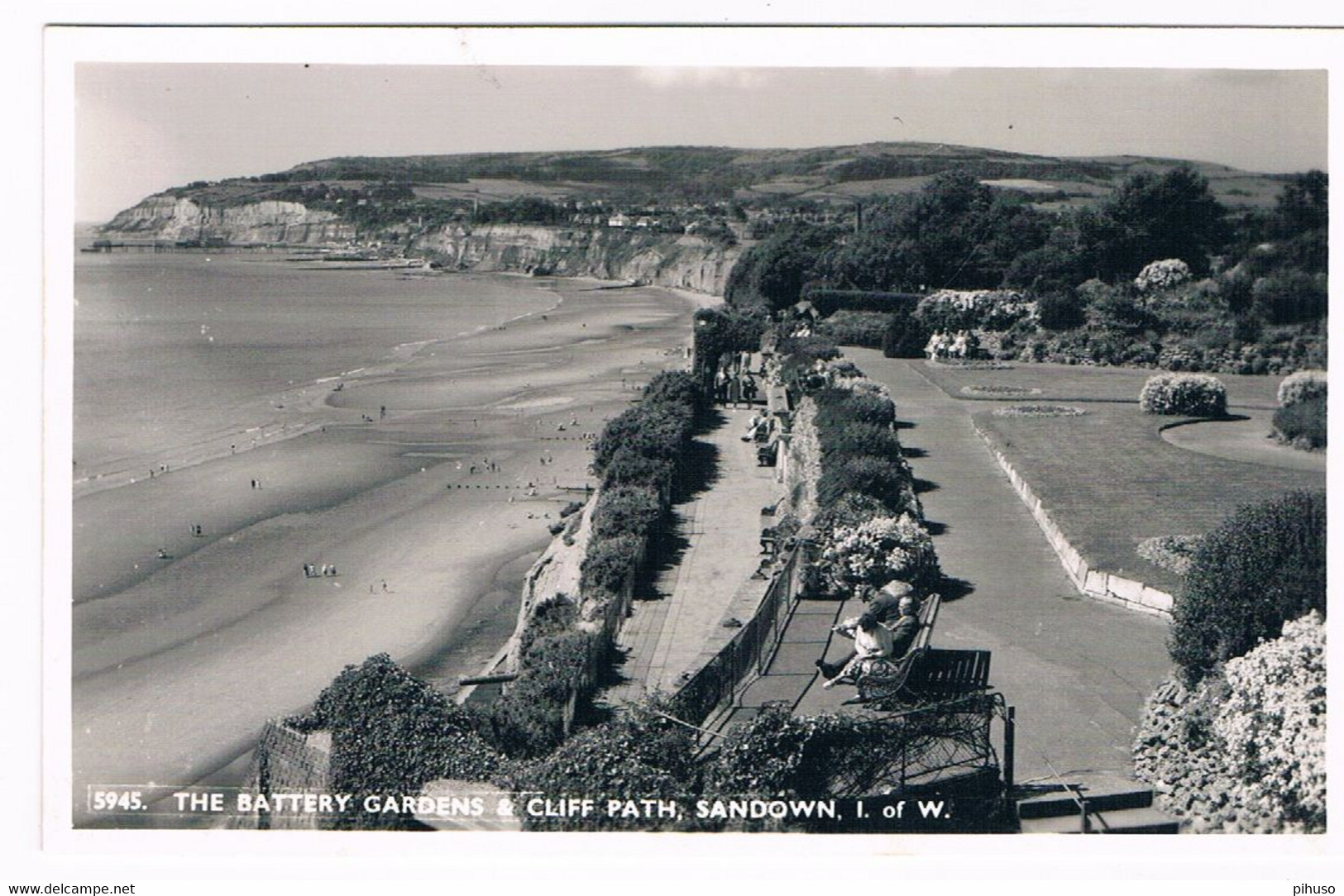 UK-3584   SANDOWN : The Battery Gardens & Cliff Path - Sandown