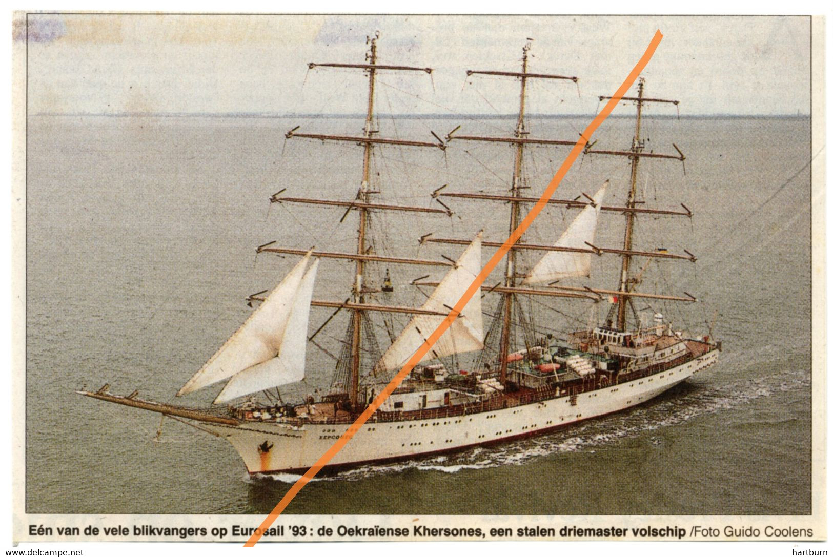 Eurosail 1993, Khersones, Oekraine (Krantenknipsels Mercator, Zeilschepen) (BAK-2) Oostende - Ostende - Altri & Non Classificati