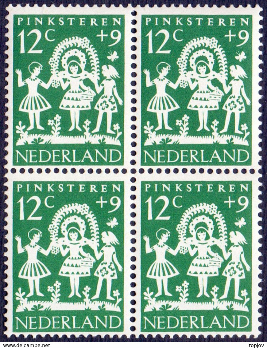 NETHERLANDS - CHILDREN - PENKSTEREN  Bl. Of. 4x - **MNH - 1961 - Poupées