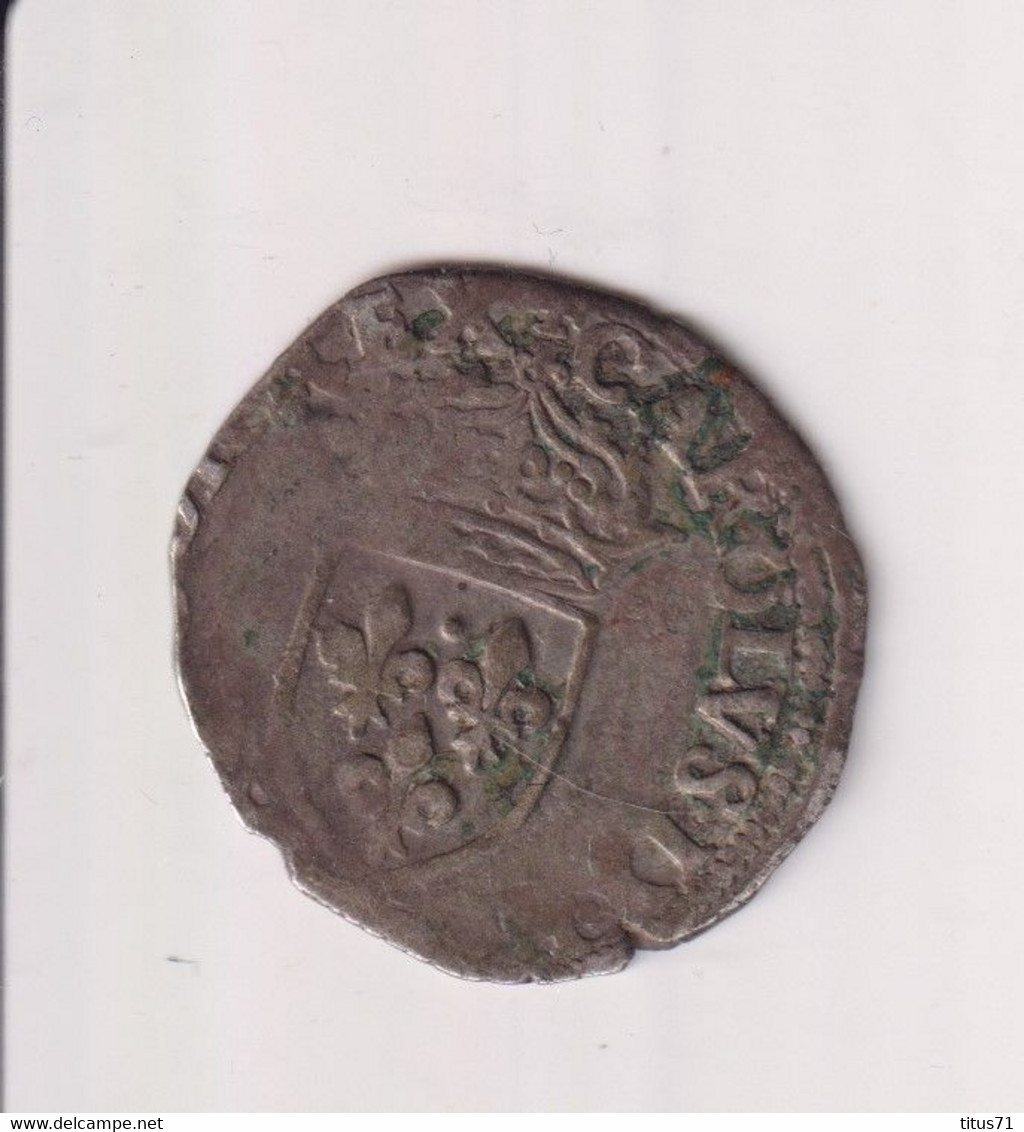 Sol Parisis Charles IX 1566 D ( Lyon ) - 1560-1574 Carlos IX