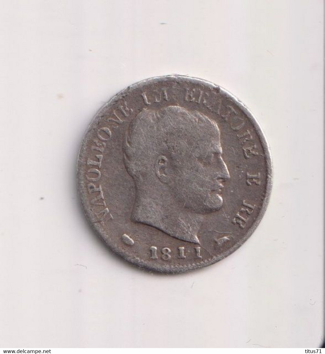 5 Soldi Italie 1811 M Napoléon 1er - TTB - Napoleonische