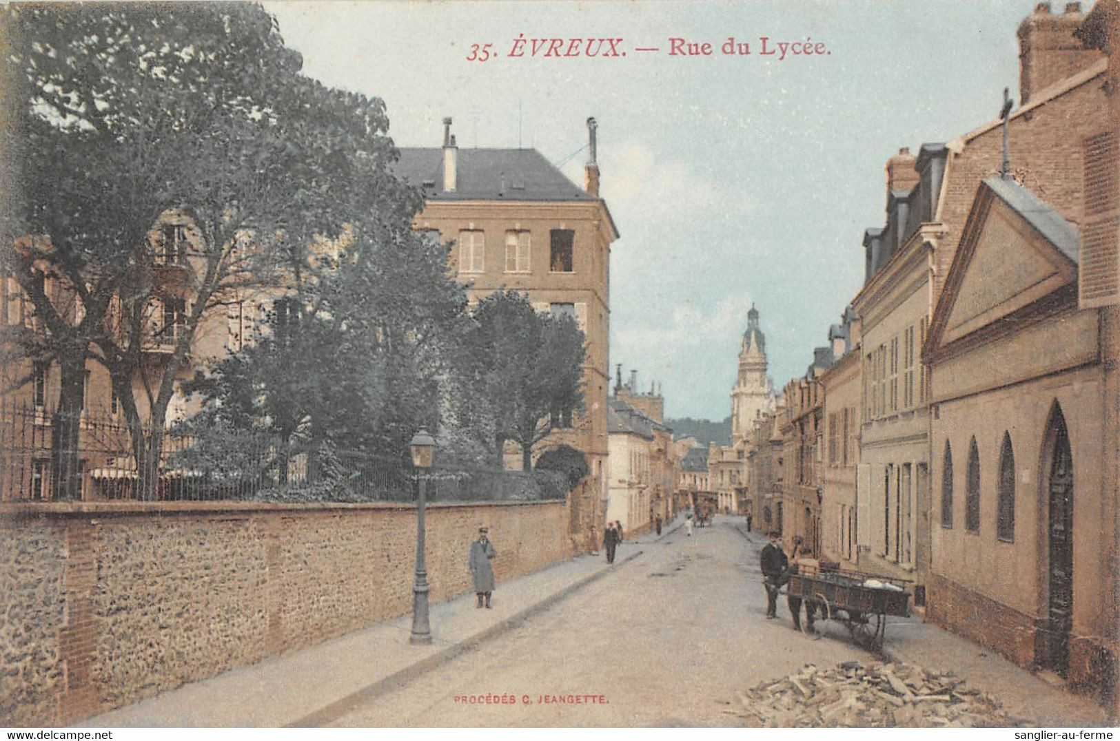 CPA 27 EVREUX RUE DU LYCEE - Evreux