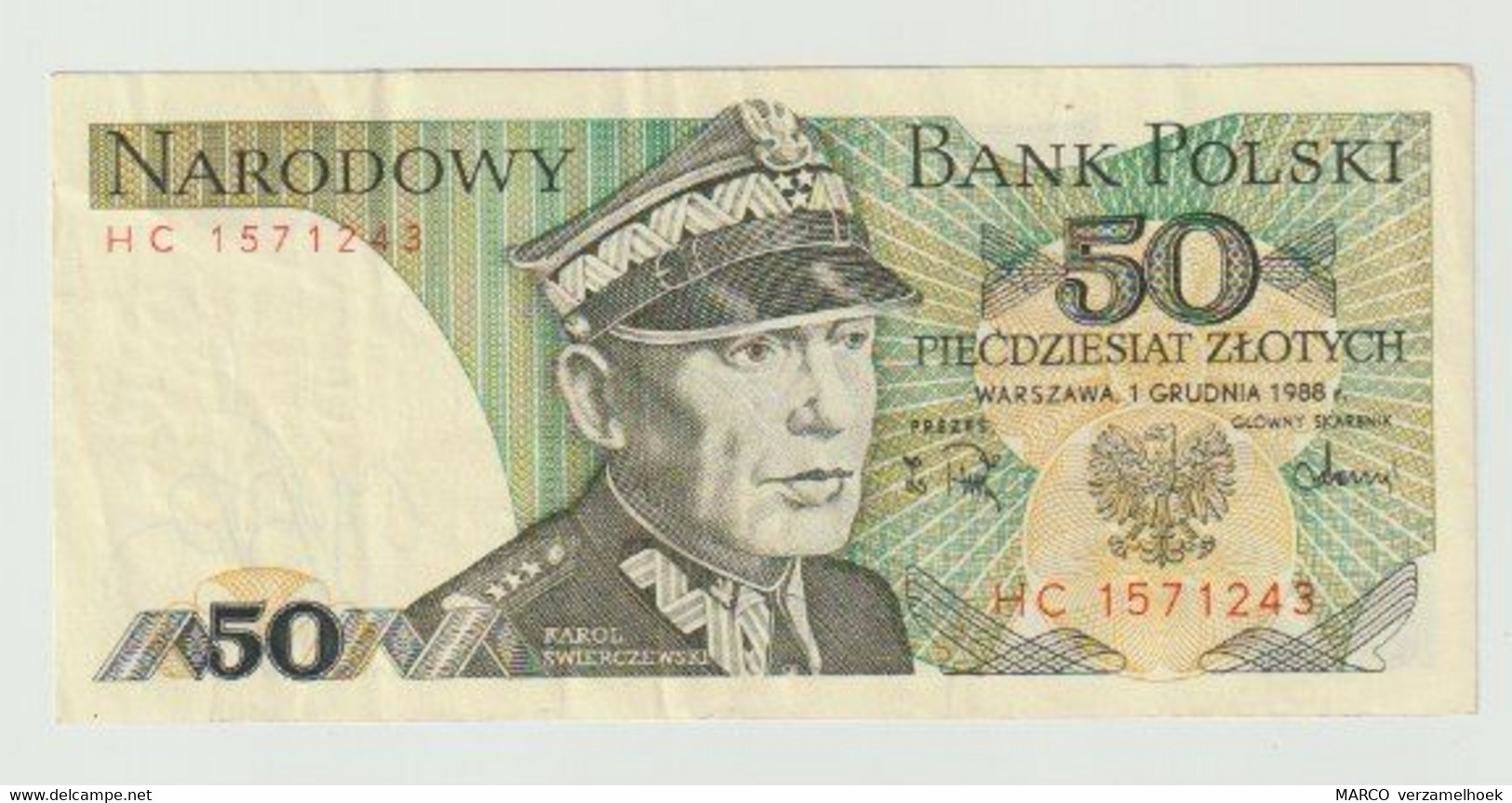 Used Banknote Polen-poland 50 Zlotych 1988 - Poland