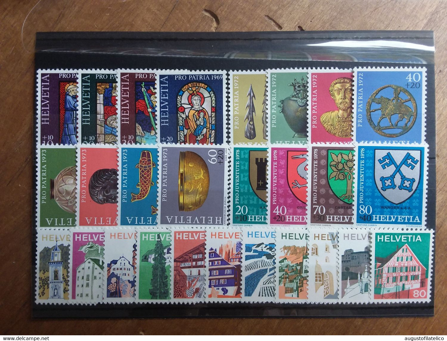 SVIZZERA Anni '60/'80 - Lotticino Serie Complete Nuove ** - Facciale Frs Sv 12.30 (-50% Sottofacciale) + Spese Postali - Neufs