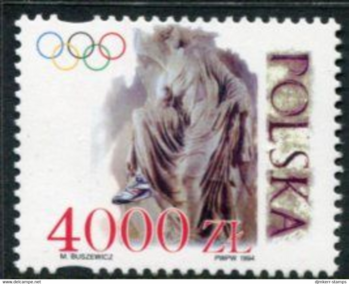 POLAND 1994 Centenary Of International Olympic Committee MNH / **  Michel 3503 - Nuevos