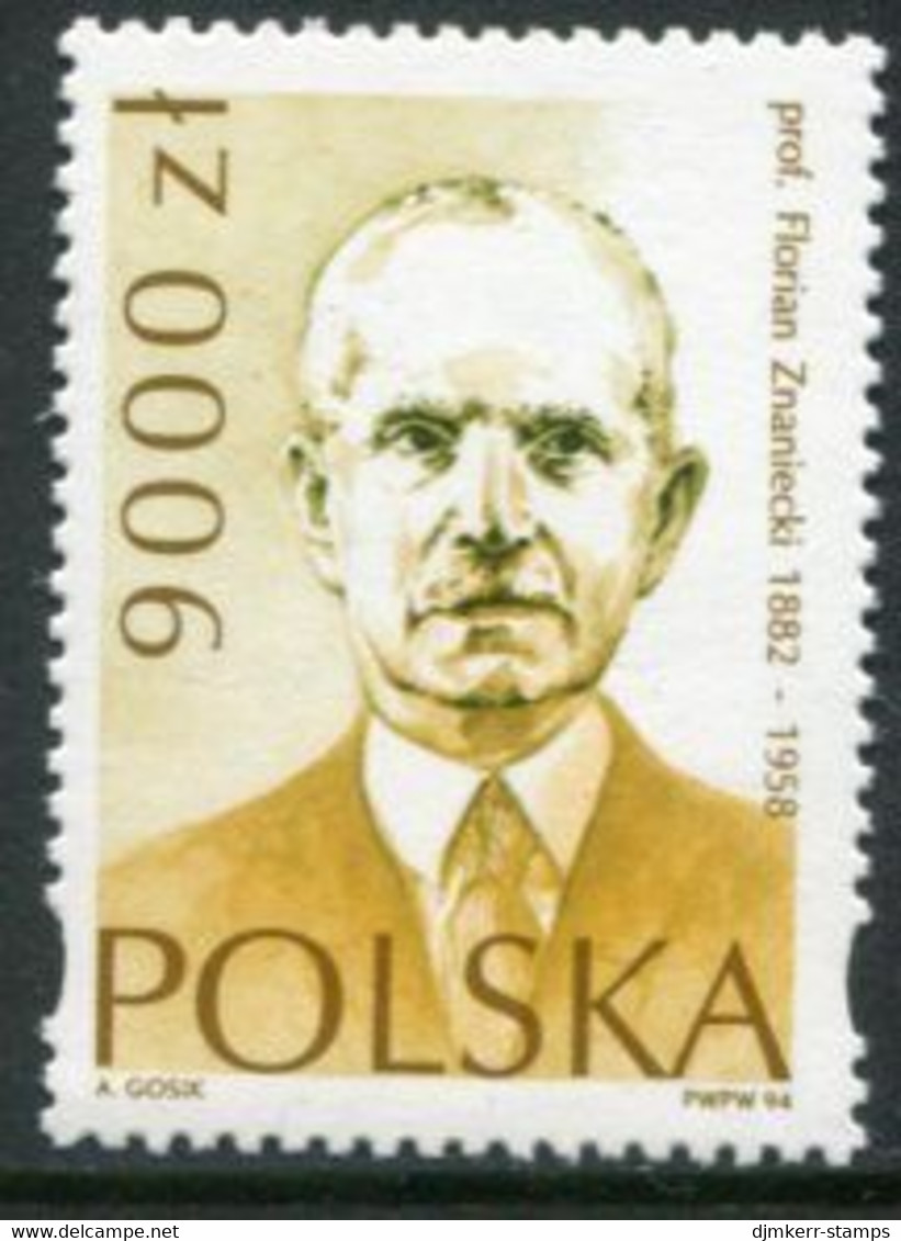 POLAND 1994 Znaniecki MNH / **  Michel 3498 - Neufs