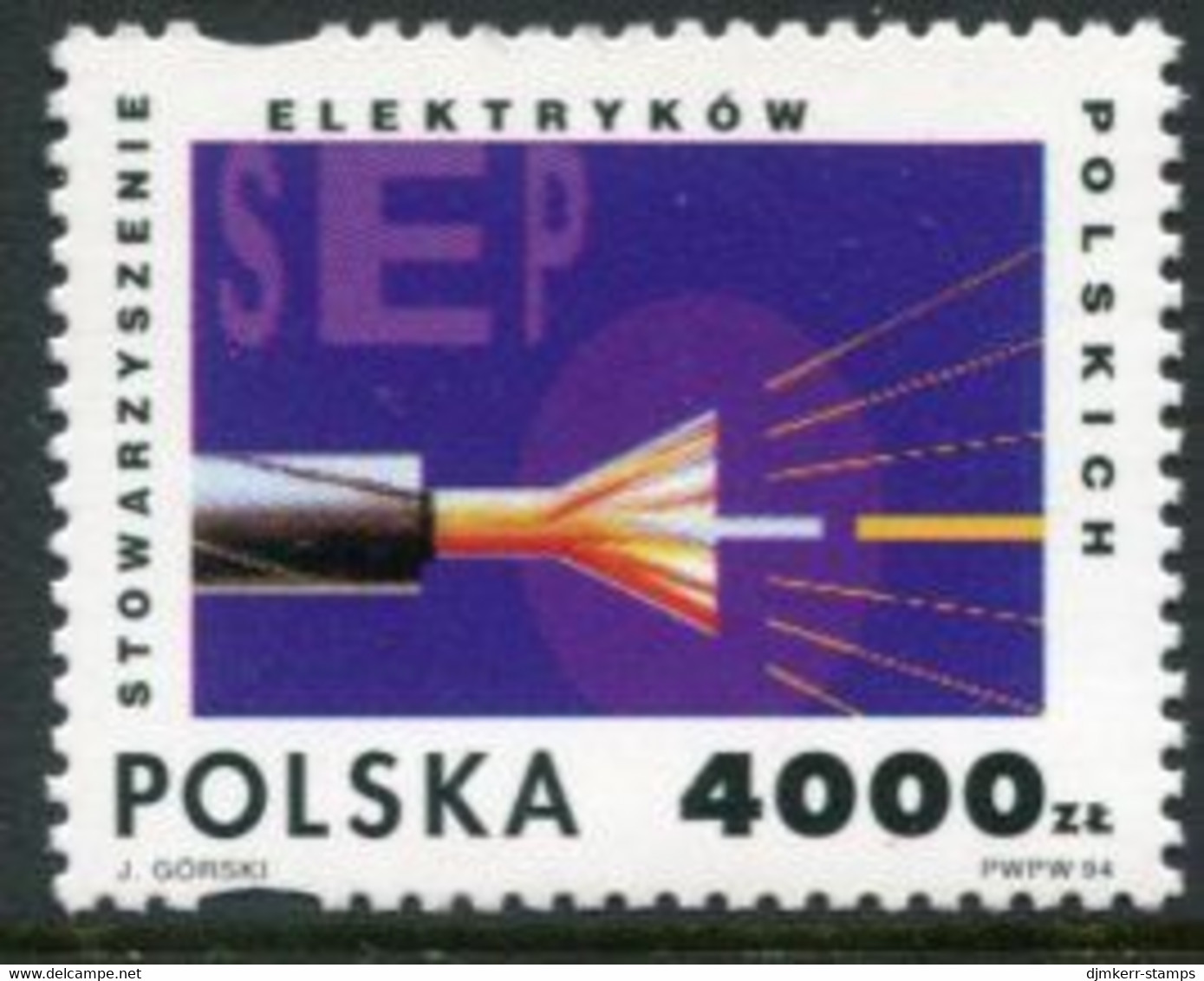 POLAND 1994 Electrical Union MNH / **  Michel 3494 - Nuevos