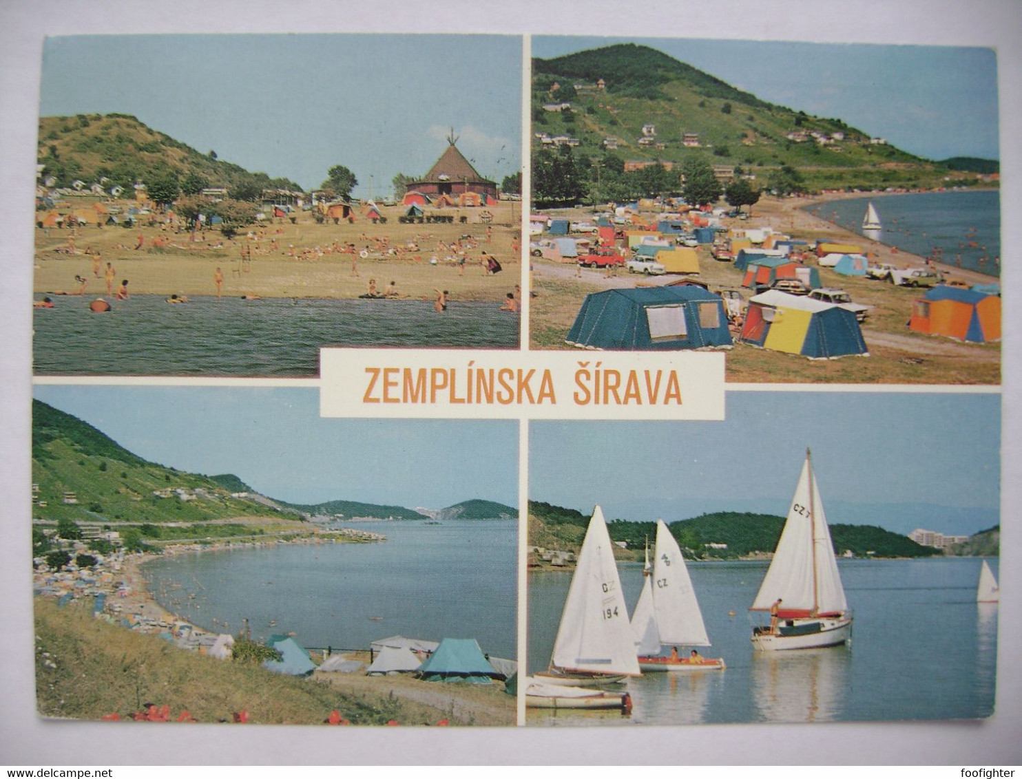 Zemplinska Sirava - Okres Michalovce, Plaz, Camping, Horka, Jachting - Posted 1985 - Slovakia