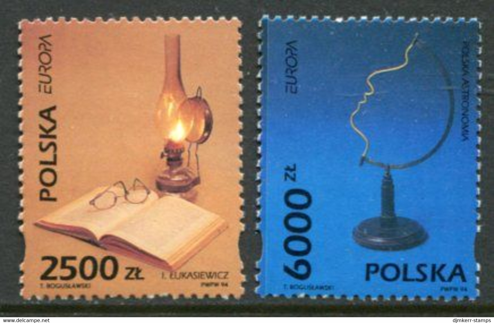 POLAND 1994 Europa: Discoveries MNH / **  Michel 3486-87 - Nuevos