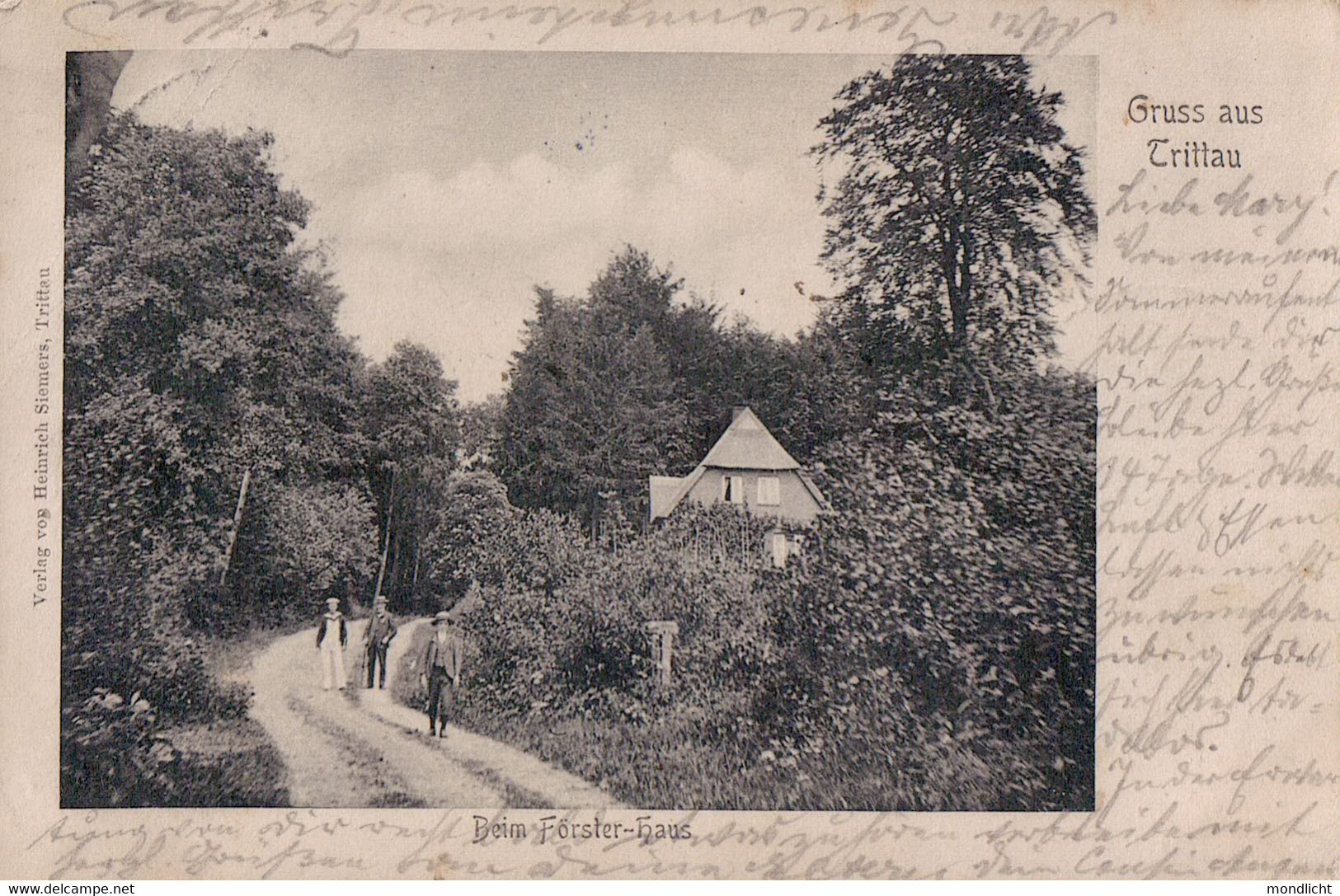 Gruss Aus Trittau. Beim Förster-Haus. 1904. - Trittau