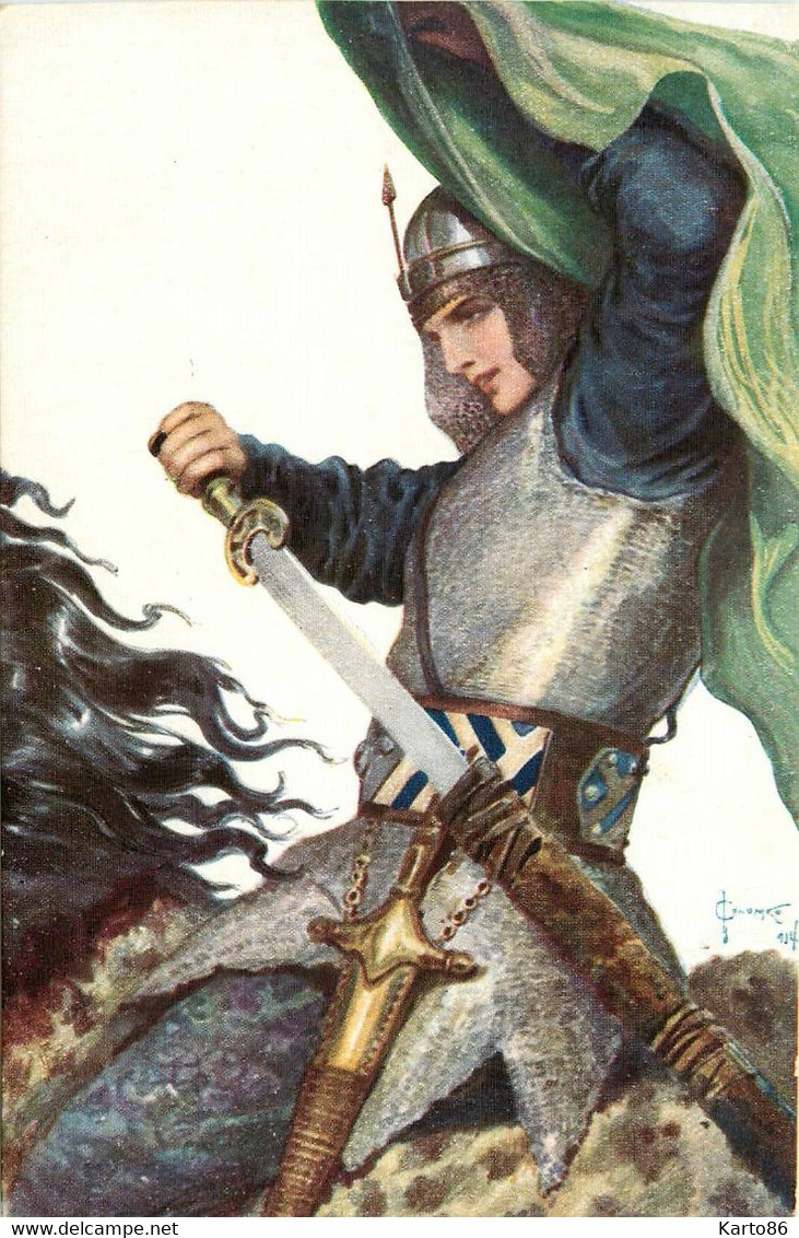 S. SOLOMKO * CPA Illustrateur Russe Russia Russie * N°1628 * Princesse Guerrière Nastasia * NASTASIA - Solomko, S.