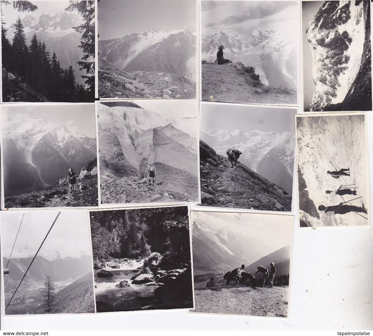 11 Photos De Particulier Haute Savoie  Chamonix Le Brévent, La Diosaz  La Flegere Vues Divers Réf 9197 - Places