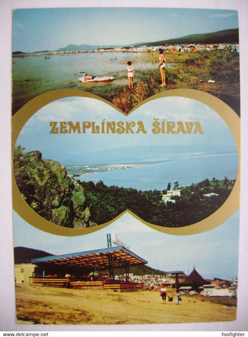 Zemplinska Sirava - Okres Michalovce - Stredisko Palkov, Jedalen A Rybarska Koliba, Celkovy Pohlad - Posted 1977 - Slowakije