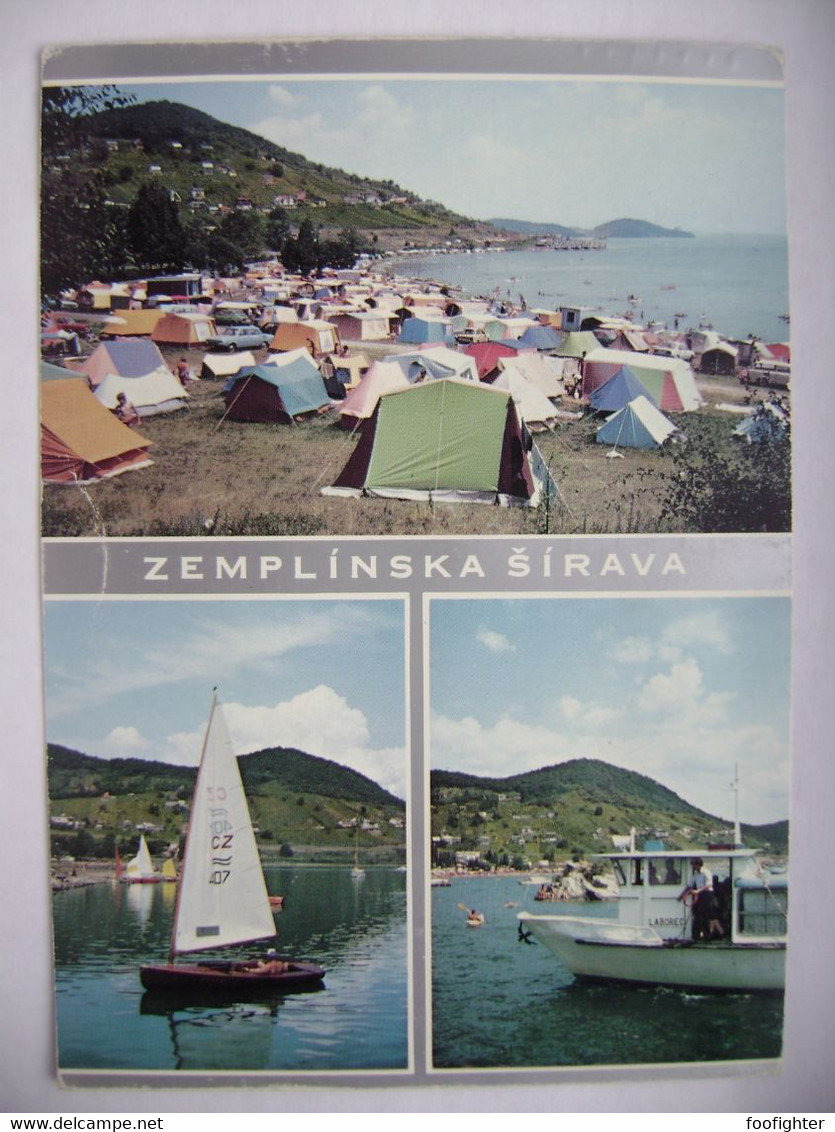 Zemplinska Sirava - Okres Michalovce - Camping, Jachting, Lod Laborec - 1980s Used - Slovacchia