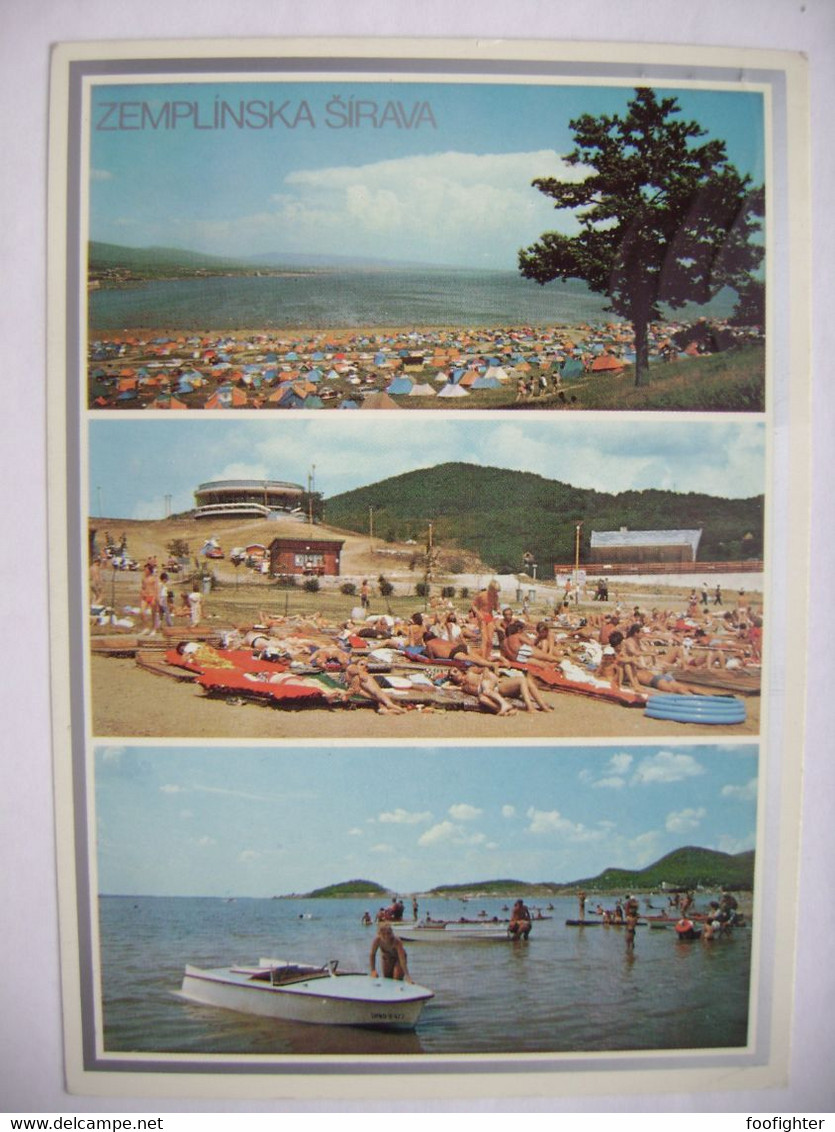 Zemplinska Sirava - Okres Michalovce - Celkovy Pohlad, Camping, Horka Plaz, Kamenec - Posted 1988 - Slovakia