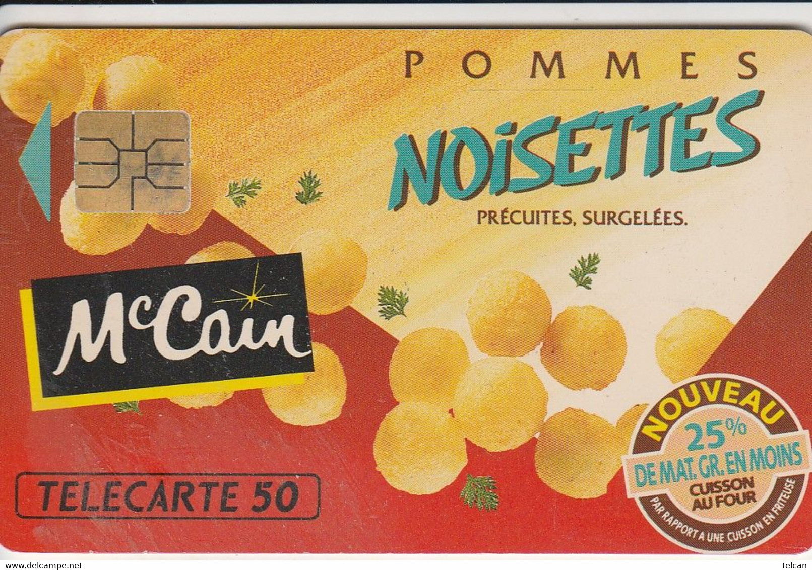 EN49  Mc CAIN   Pommes Noisettes - Alimentation