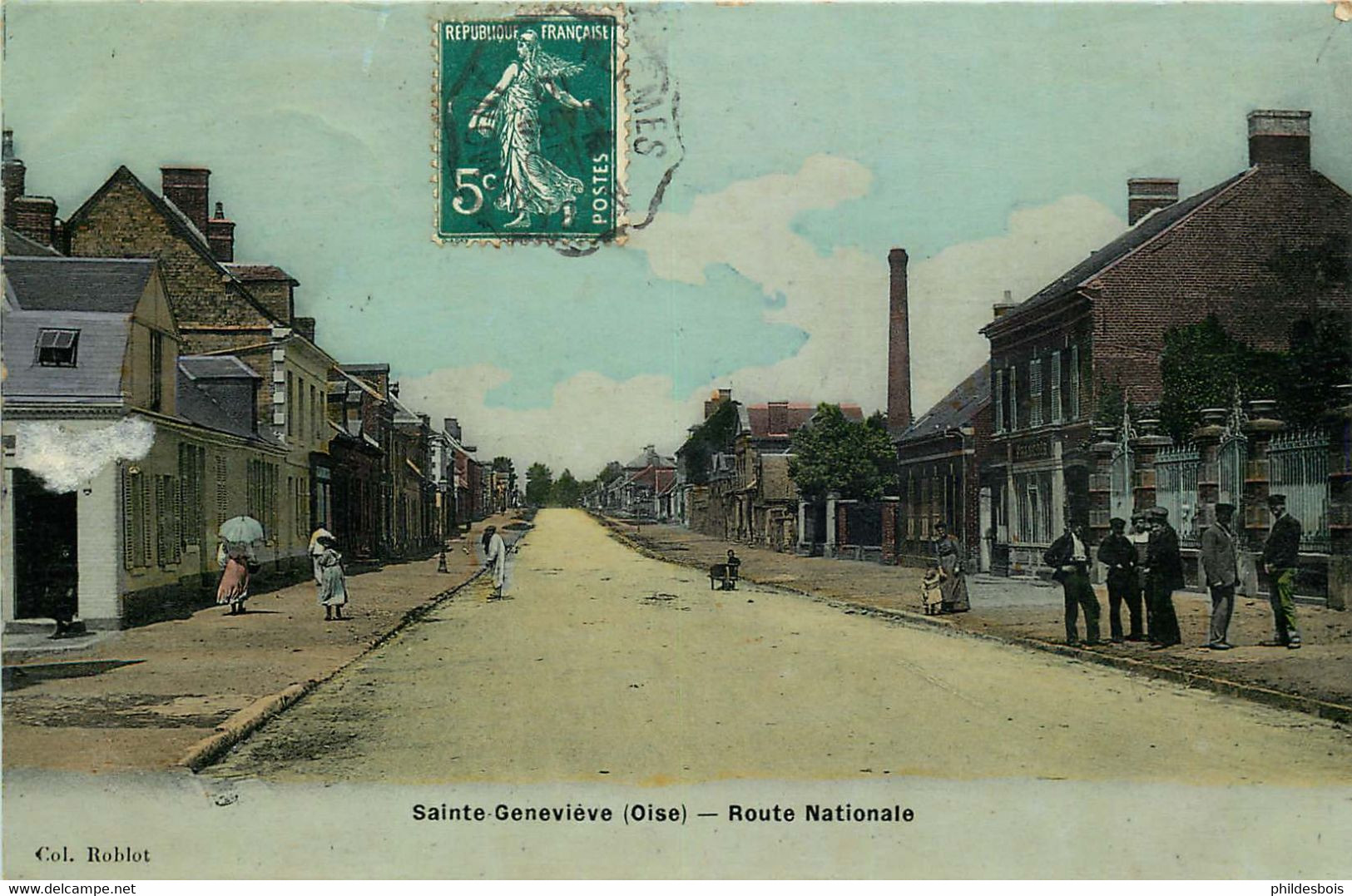 OISE  SAINTE GENEVIEVE  Route Nationale - Sainte-Geneviève