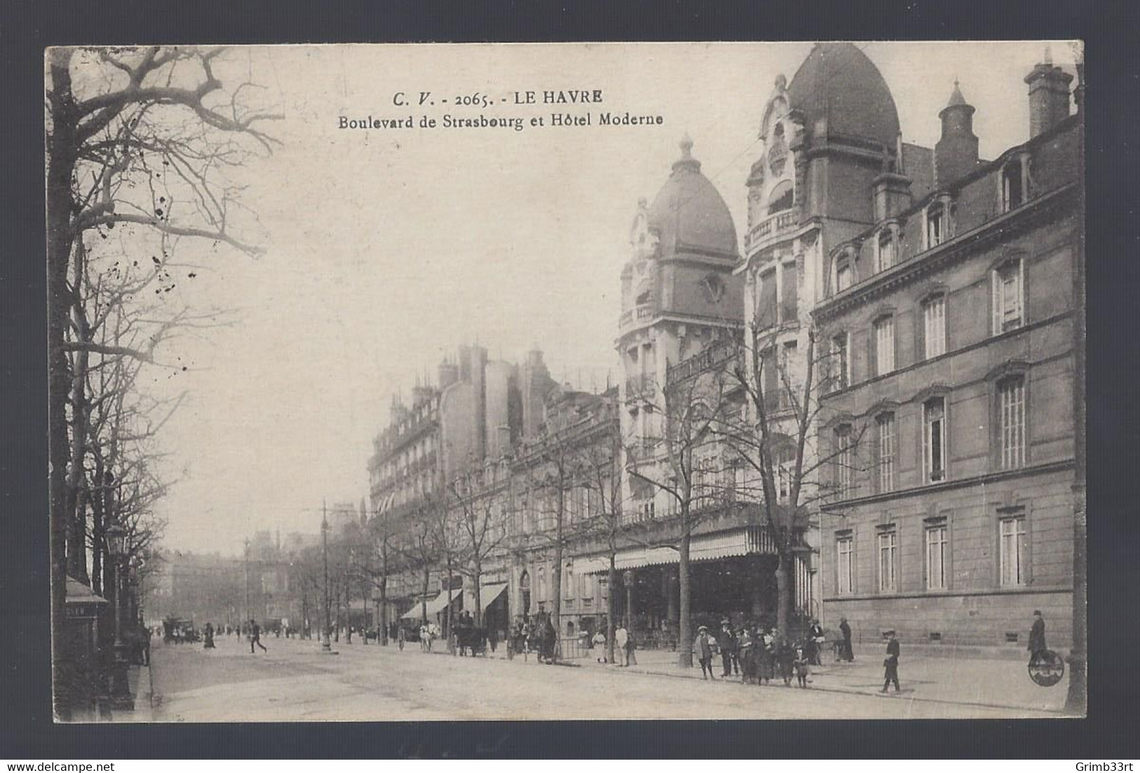 Le Havre - Boulevard De Strasbourg Et Hôtel Moderne - Postkaart - Ohne Zuordnung