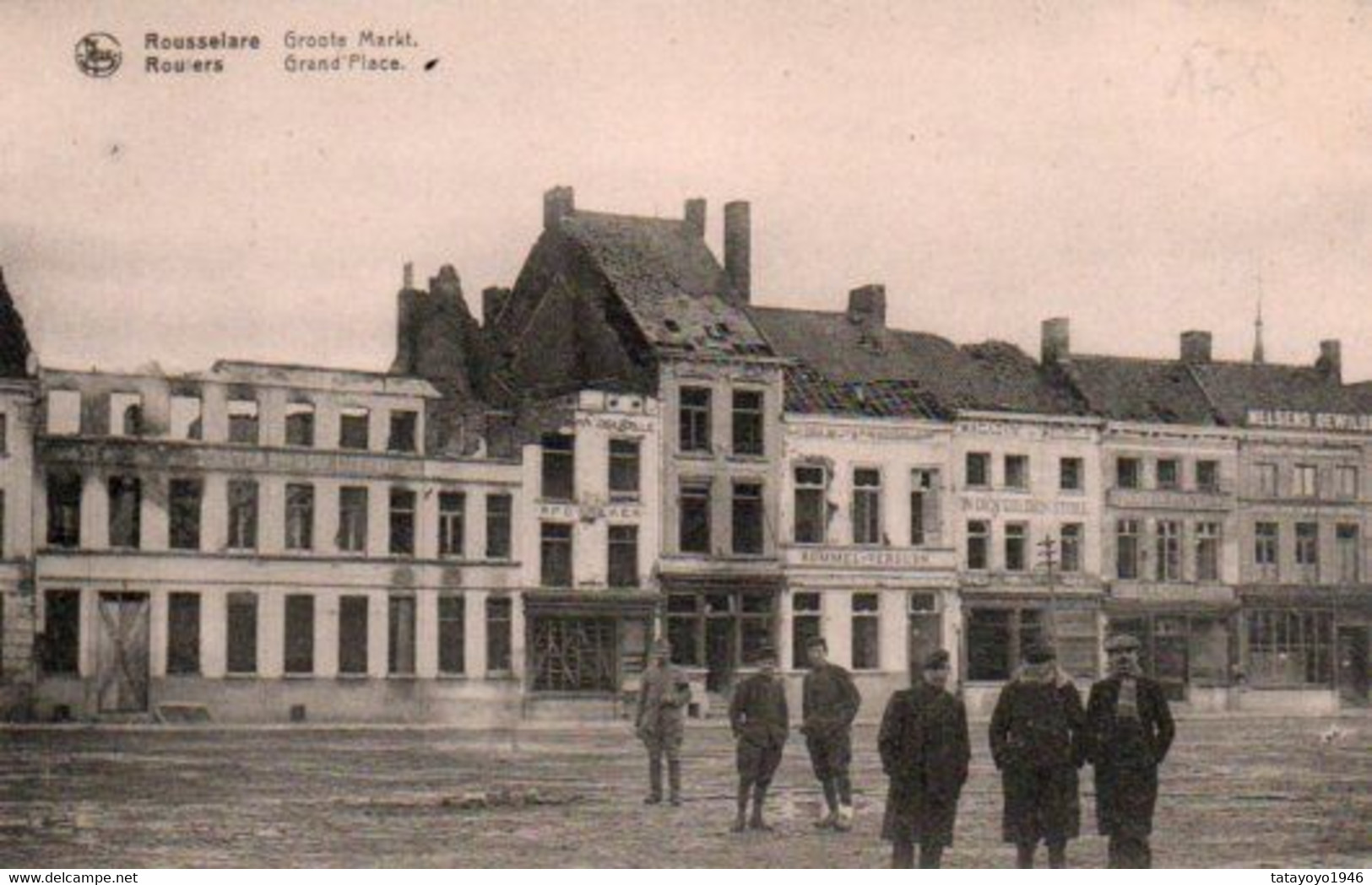 Roulers Grand'place Animée N'a Pas Voyagé - Roeselare