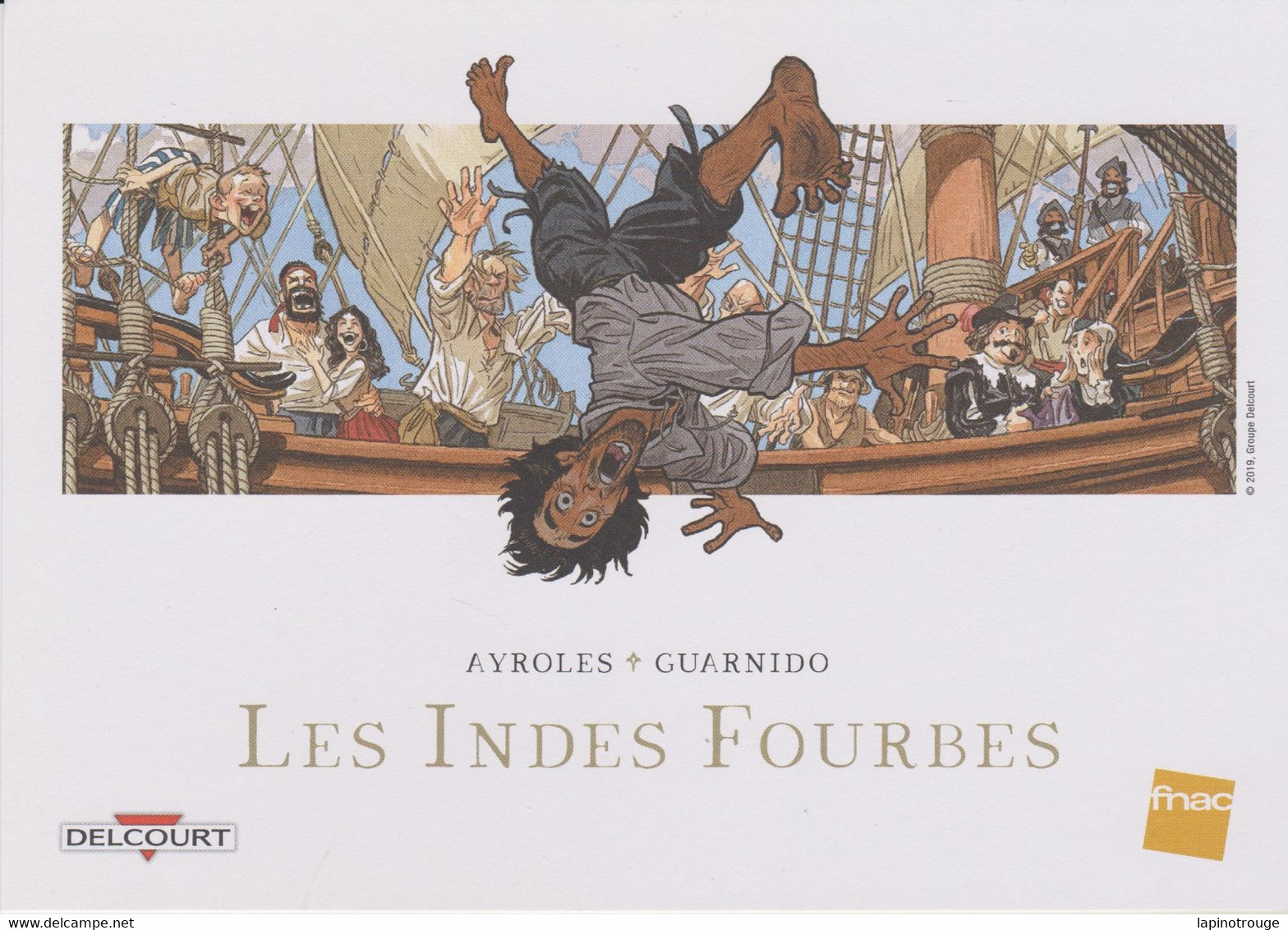 Ex-libris GUARNIDO Juanjo Les Indes Fourbes Delcourt 2019 (Ayroles... - Illustratoren G - I