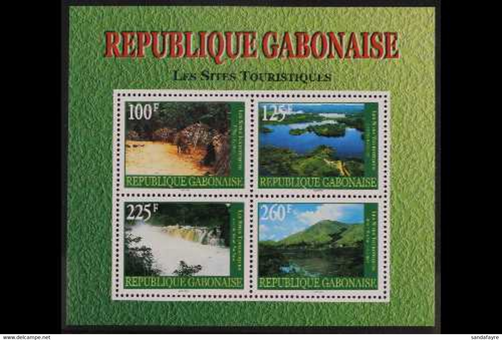 2000 "Les Sites Touristiques" Miniature Sheet (containing Yvert 1005/08, Mi 1500/03, Scott 981/84) Never Hinged Mint. Un - Altri & Non Classificati