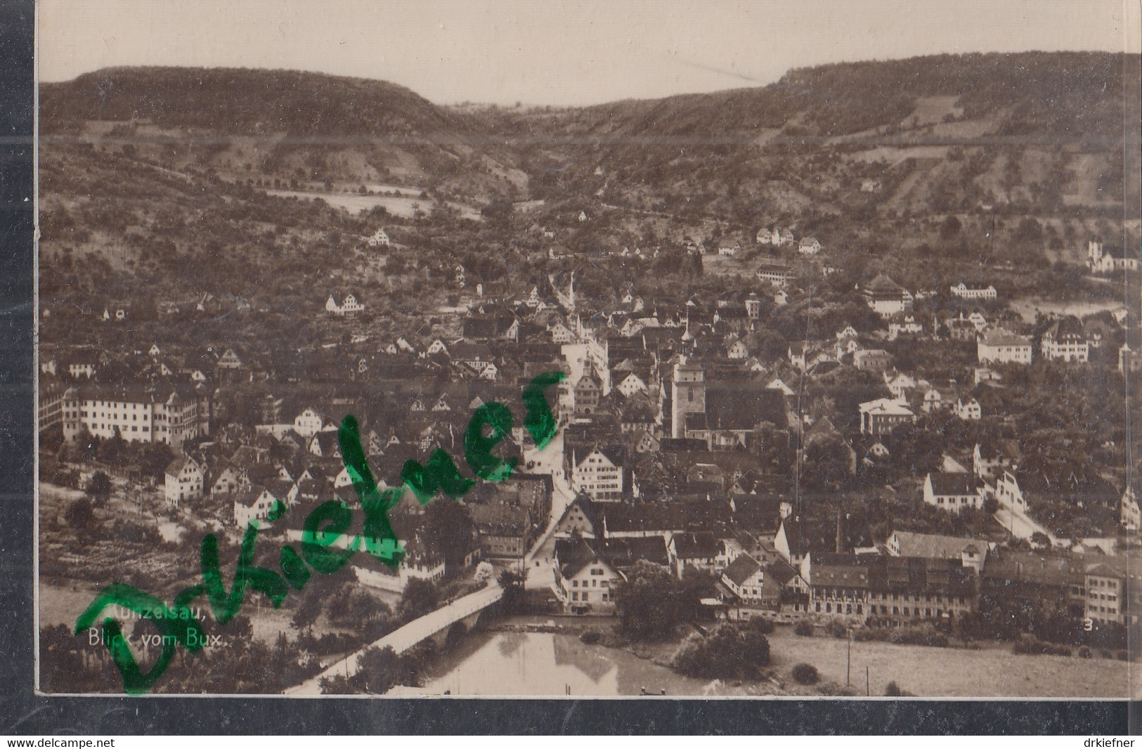 KÜNZELSAU, Blick Vom Bux, Um 1920 - Kuenzelsau