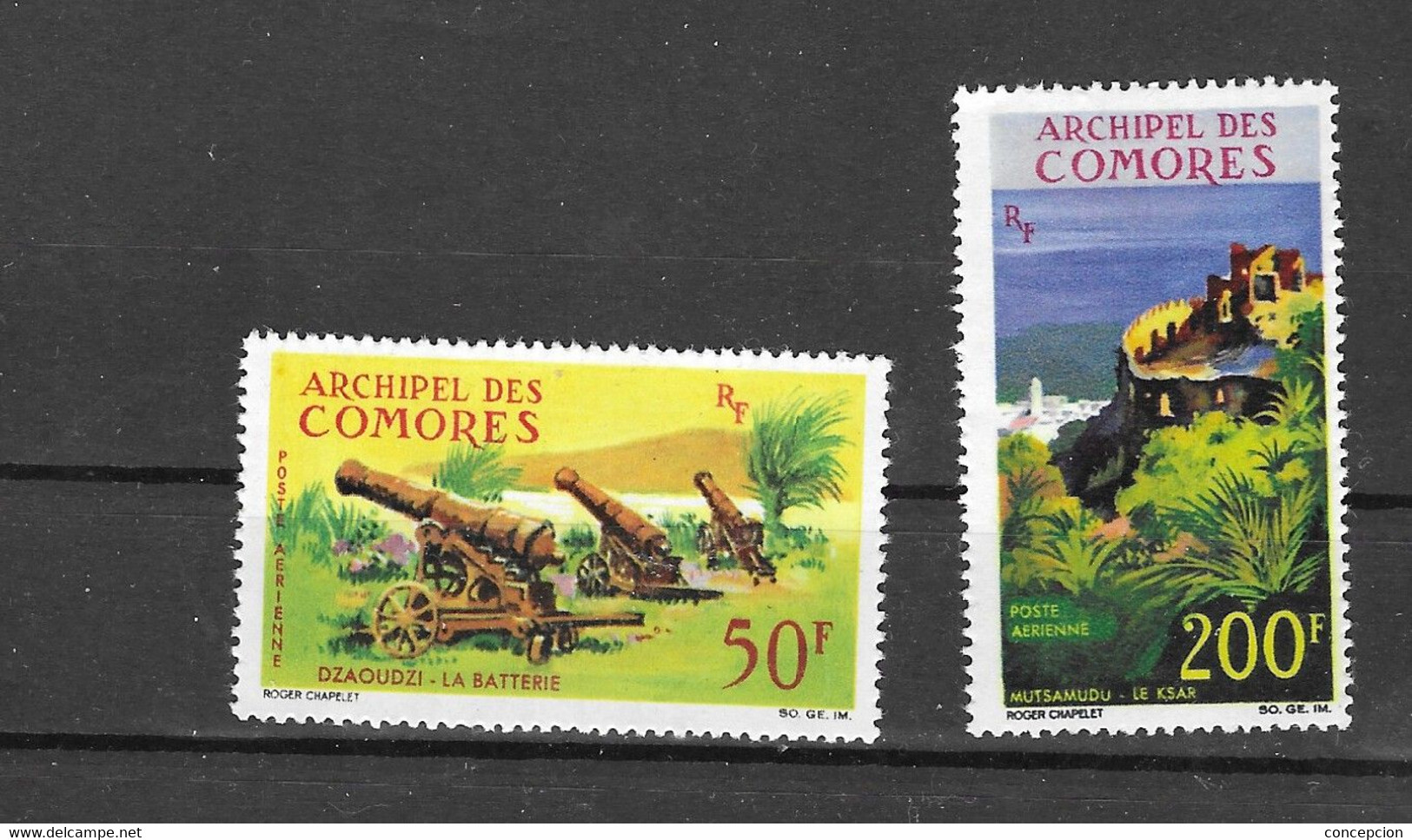 COMORE Nº 18 AL 19 - Comores (1975-...)