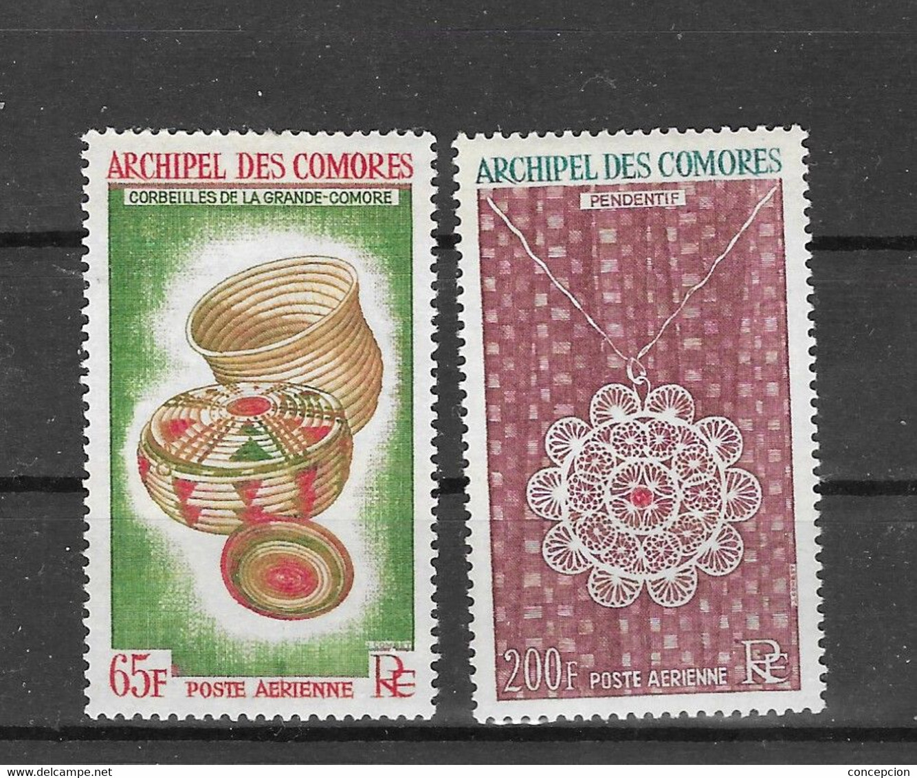 COMORE Nº  8 AL 9 - Comores (1975-...)