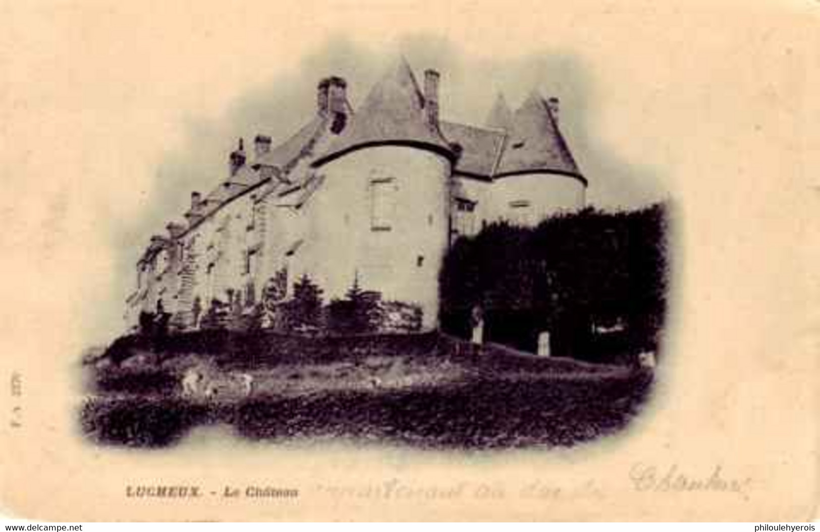 CPA 80 LUCHEUX Le Château - Lucheux