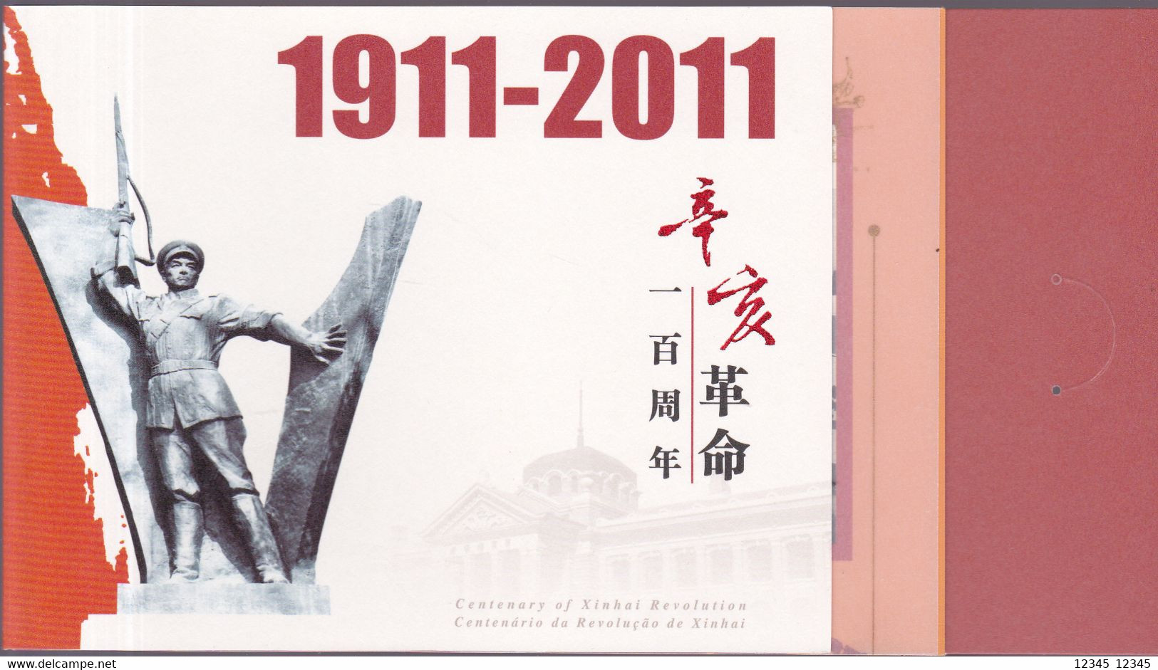 Macau 2011, Postfris MNH, Xinhai Revolution - Cuadernillos