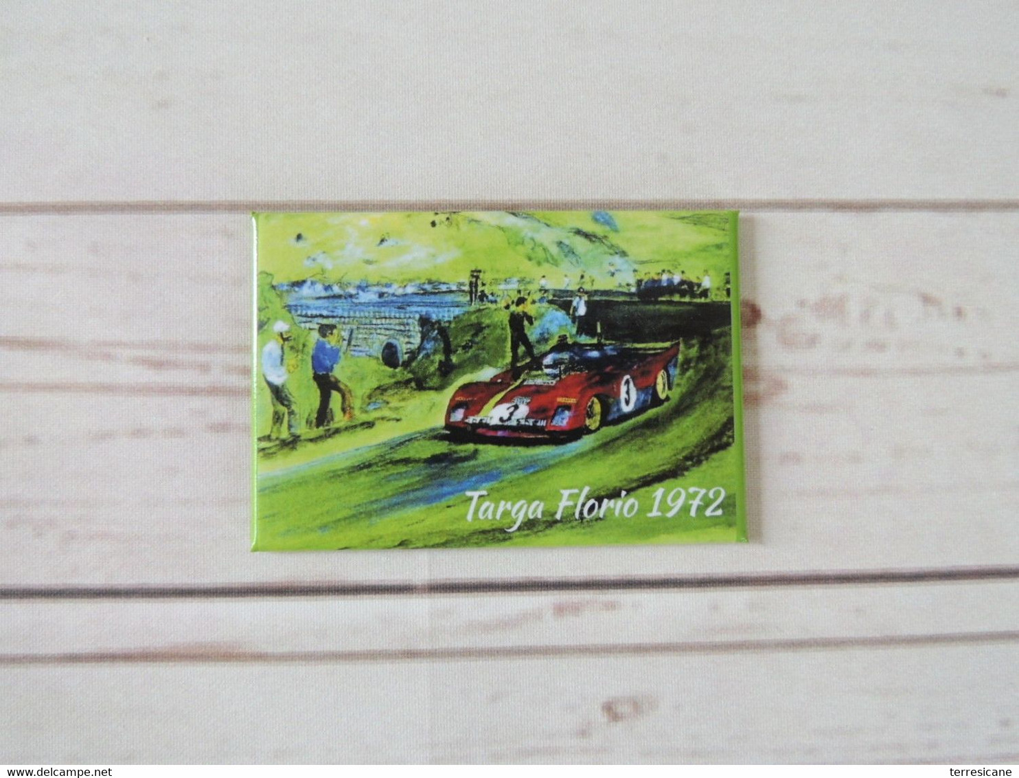 MAGNETE FRIGO CALAMITA TARGA FLORIO FERRARI 312 MERZARIO Idea Regalo - Sport