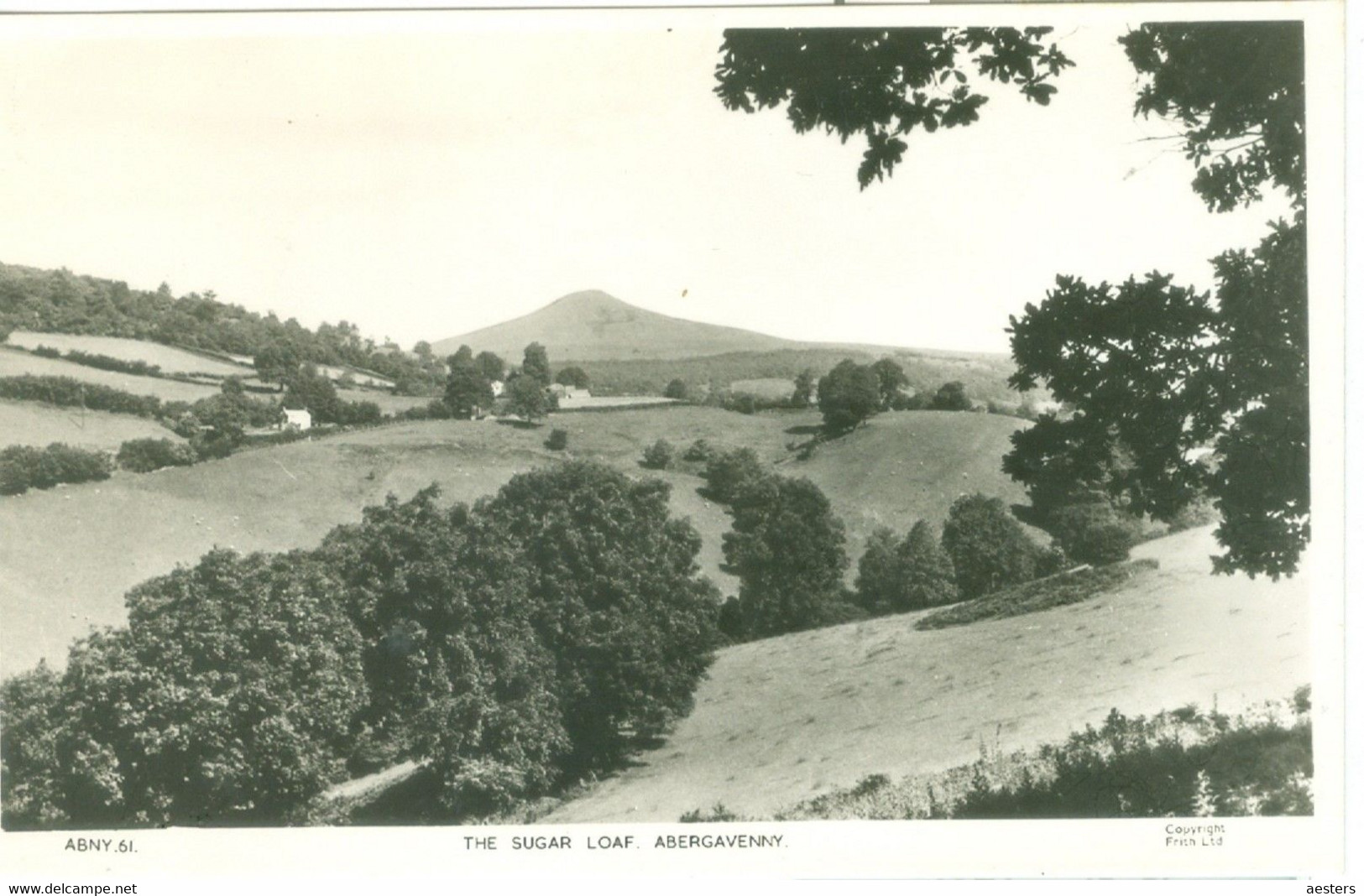 Abergavenny; The Sugar Loaf - Not Circulated. (Frith & Co. - Reigate) - Monmouthshire